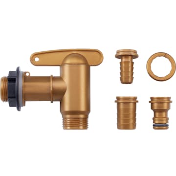 Vattenkran Garantia Aqua Quick 3/4 Set Med 3 Fästen