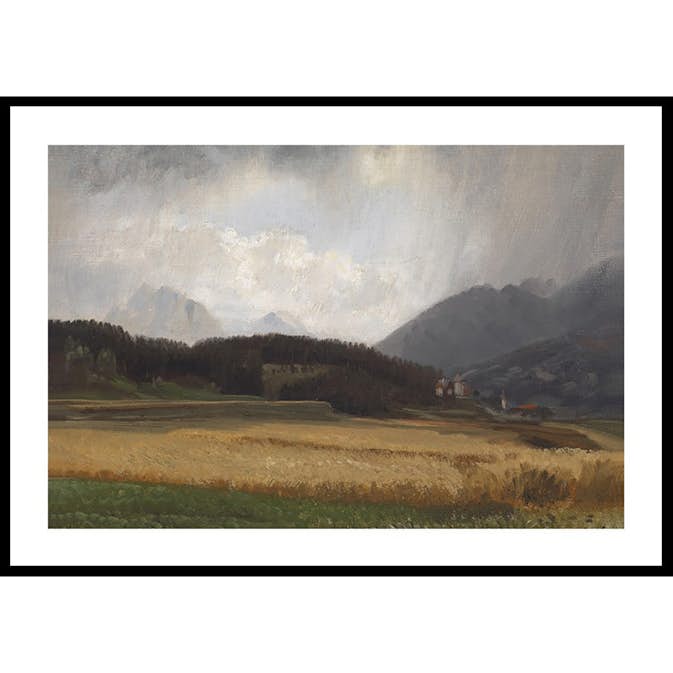 Poster Gallerix Regenstimmung Über Igls By Anton Hlávacek