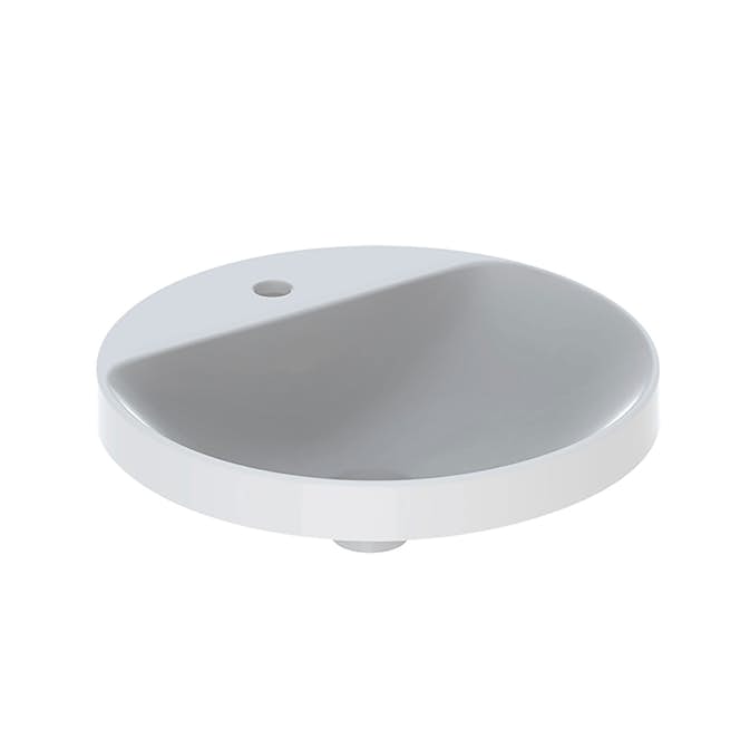 Tvättställ Geberit Variform 480 mm Infälld Runt Kanthylla