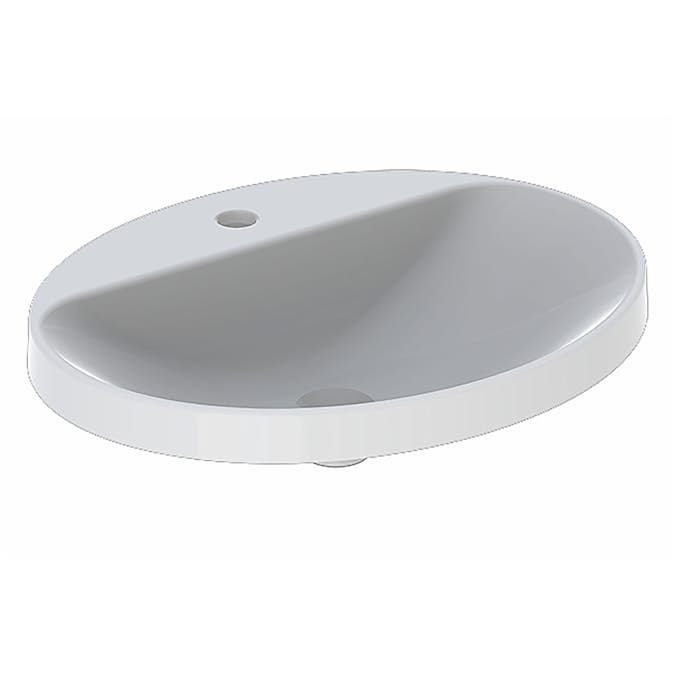 Tvättställ Geberit Variform 600 mm Infälld Ovalt Kanthylla