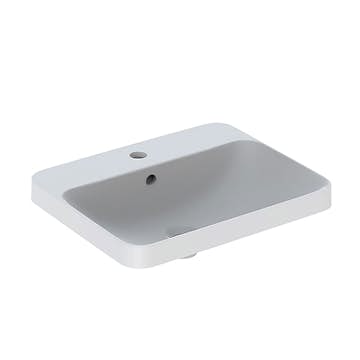 Tvättställ Geberit Variform 550 mm Infälld Rektangulärt Kanthylla