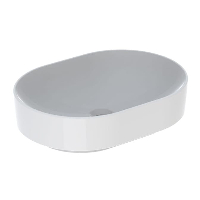 Tvättställ Geberit Variform 550 mm Lay-on Elliptiskt Utan Bräddavlopp