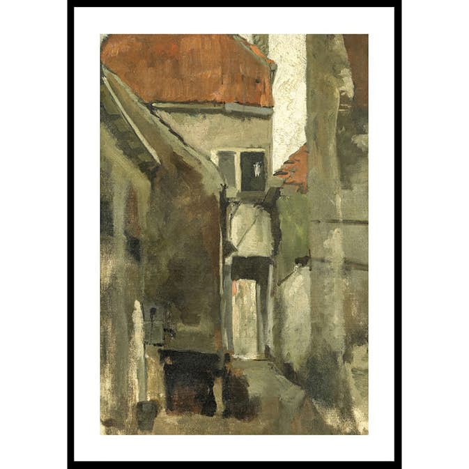 Poster Gallerix Buurtje In Rijswijk Bij Den Haag By George Hendrik Breitner