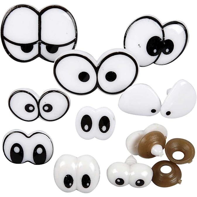 Ögon Creativ Company Roliga Stl 2-3 cm 1 Förp
