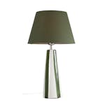 Bordsslampa PR Home Leya Randig Lampfot i Keramik med Lampskärm