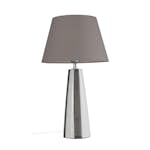 Bordsslampa PR Home Leya Randig Lampfot i Keramik med Lampskärm