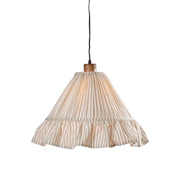 Taklampa PR Home Estrid Skärm med Volang