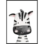 Poster Gallerix Zebra Portrait