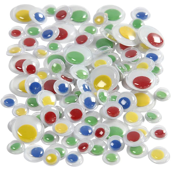 Rullögon Creativ Company Självhäftande 8+10+14 mm 1 Förp