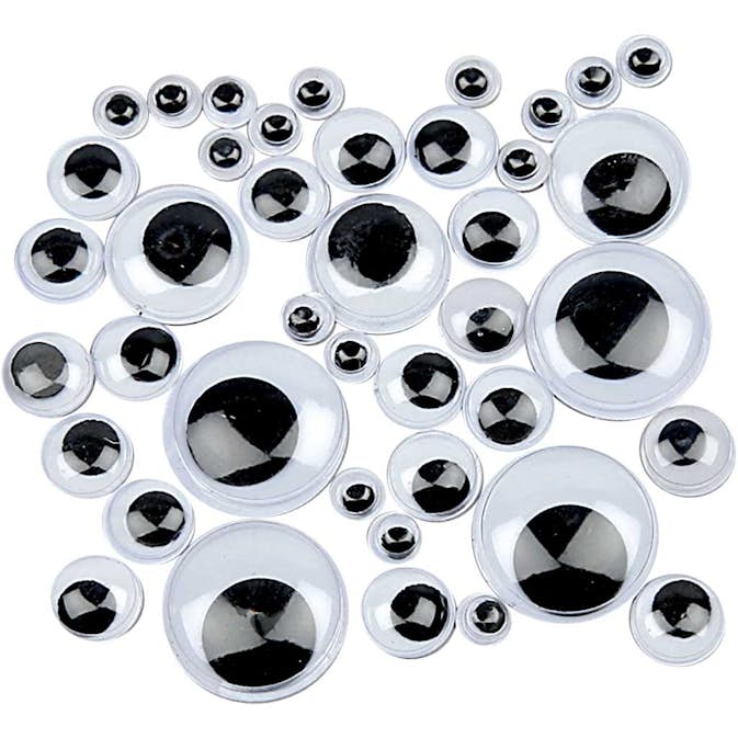 Rullögon Creativ Company Ej Självhäftande 4-20 mm 1100 Mix/1 Förp