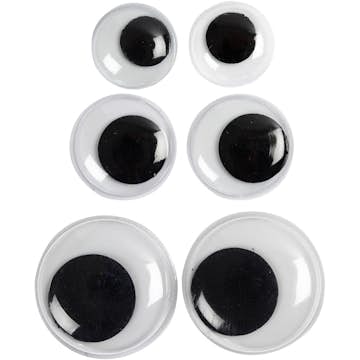 Rullögon Creativ Company Ej Självhäftande 12+14+20 mm 18 Mix/1 Förp