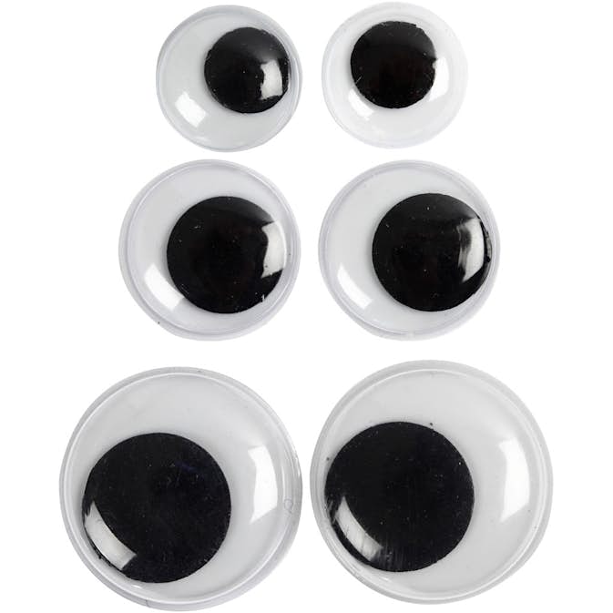 Rullögon Creativ Company Ej Självhäftande 12+14+20 mm 18 Mix/1 Förp