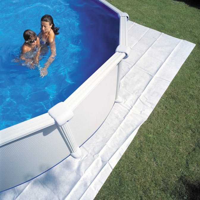 Bottenskyddsmatta Planet Pool Ø 500 cm Skydd för Poolliner