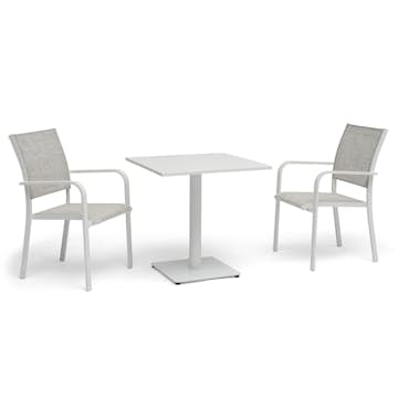 Caféset Hillerstorp Näsby med 2 st Hånger Trädgårdstolar