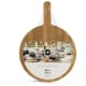 Skärbräda Sagaform Nature Rund Bambu med Handtag