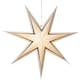 Adventsstjärna Star Trading Stripe Papperstjärna 80 cm