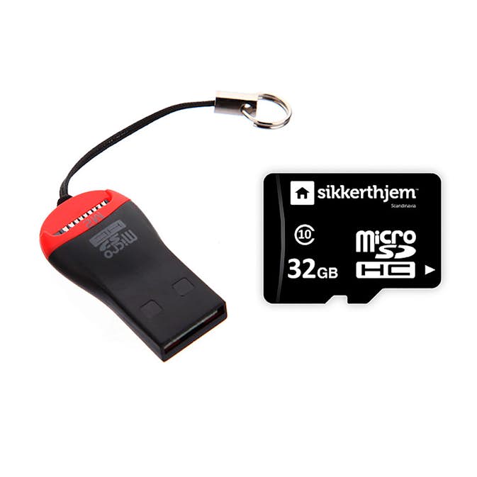 Minneskort SikkertHjem MicroSD™ 32GB till SmartCam