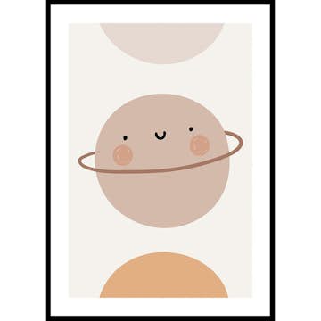 Poster Gallerix Planet Saturn