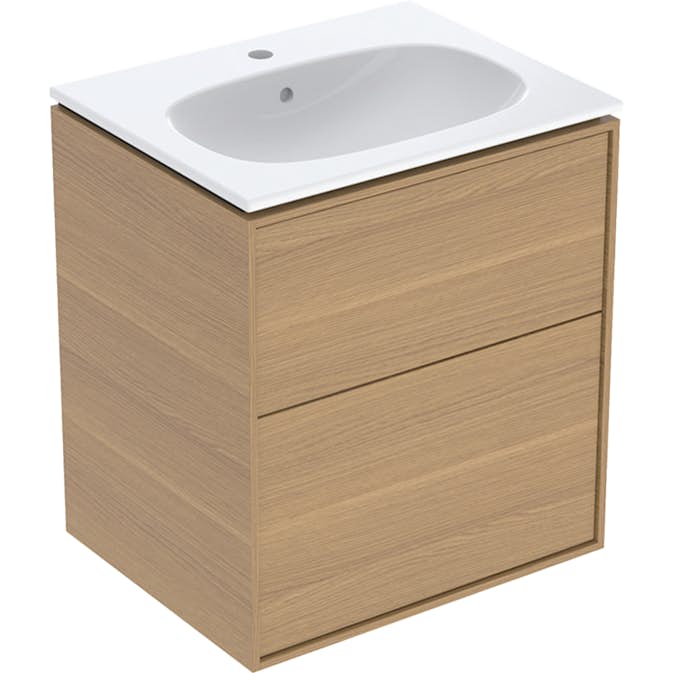 Tvättställsskåp Ifö Sense Art Smal Design 60 med 2 Lådor