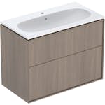 Tvättställsskåp Ifö Sense Art Smal Design 90 med 2 Lådor