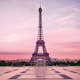 Tapet Idealdecor Eiffel Tower At Sunset