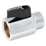 Kulventil Broen Ballofix 503 Rak med Vred