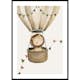 Poster Gallerix Lion In Hot Air Balloon