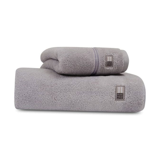 Handduk Lexington Hotel Ljusgrå-Grå