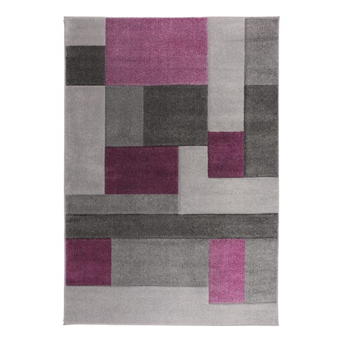 Friezematta Flair Rugs Cosmos Lila/Grå