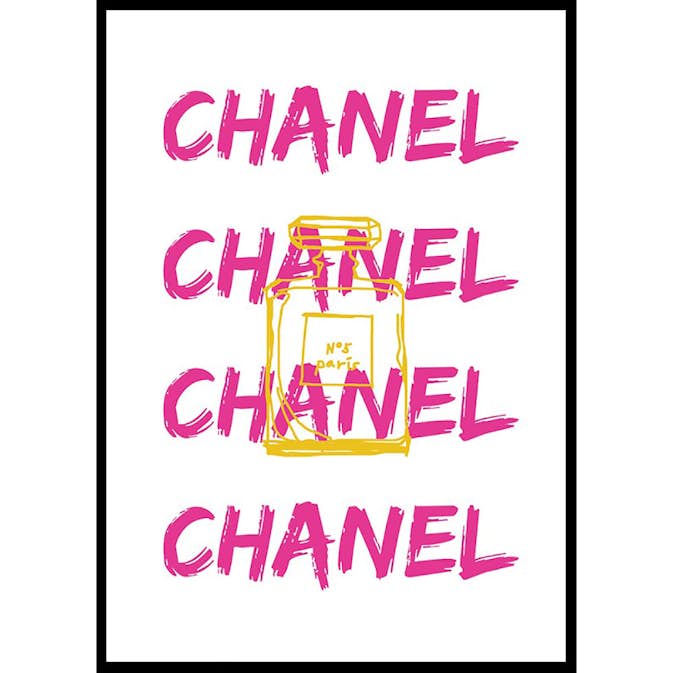 Poster Gallerix Chanel In Pink
