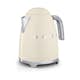 Vattenkokare Smeg KLF03CREU Retro Gräddvit i Stål