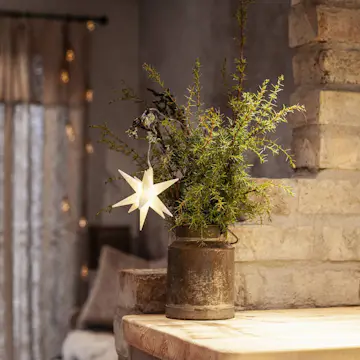 Mini Adventsstjärna Star Trading Alice Moravian Star Batteridriven