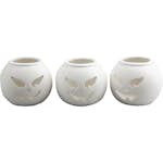 Värmeljusstake Creativ Company Vit Stl 9X9X7,5 cm 12 St/1 Låda