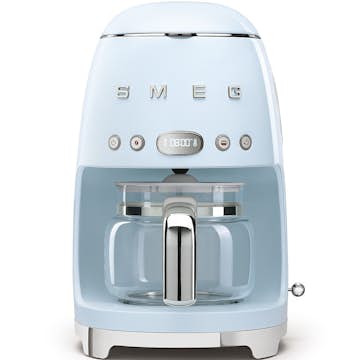 Kaffebryggare Smeg DCF02PBEU Pastellblå Retrostil för Modernt Kök