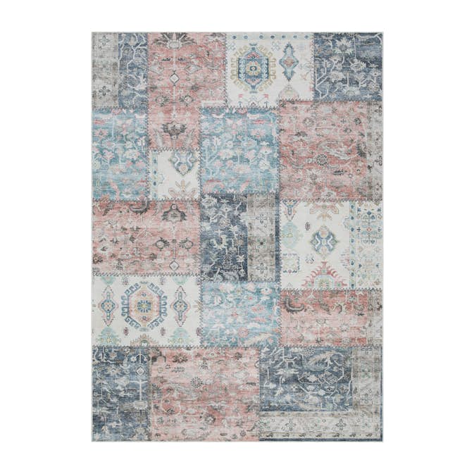 Wiltonmatta KM Carpets Kenzie Patch Polyester Multi Färg