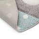 Barnmatta KM Carpets Atlas Star Turkos Rund