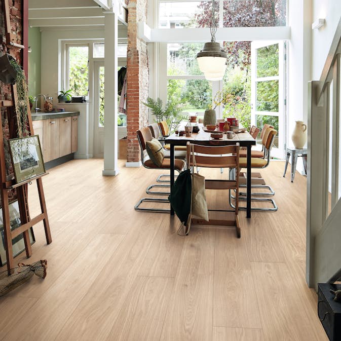 Trägolv Meister Off-White Harmonious Borstad Ek