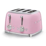 Brödrost Smeg TSF03PKEU Retro Rosa med Extra Breda Fack