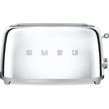 Brödrost Smeg TSF02SSEU Krom Retro med Extra Breda Fack