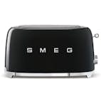 Brödrost Smeg TSF02BLEU Svart Retro Design med Extra Breda Fack