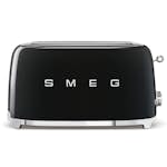 Brödrost Smeg TSF02BLEU Svart Retro Design med Extra Breda Fack