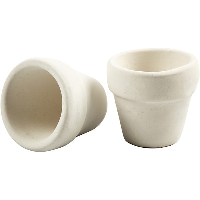 Krukor Creativ Company H4,6 cm Vit 1 Låda