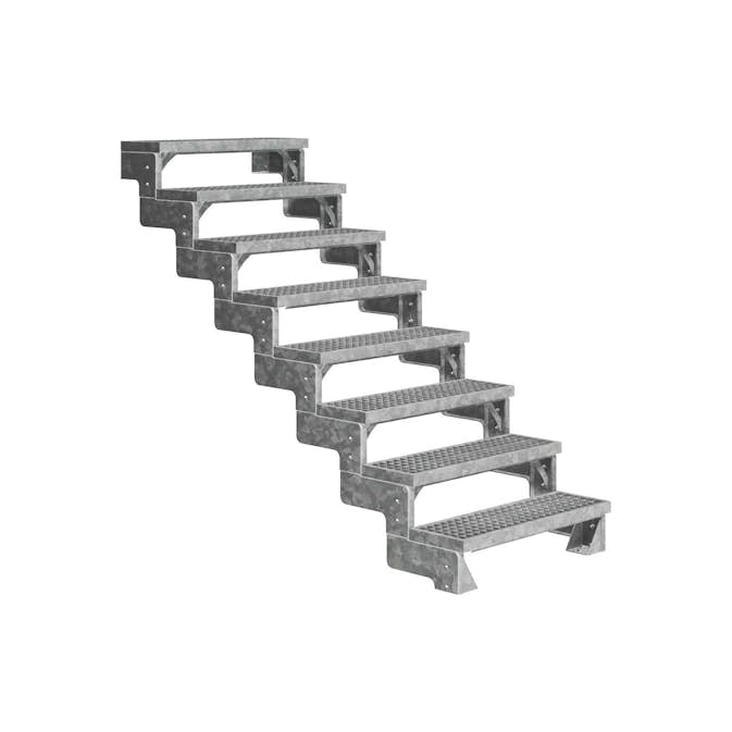 Trädgårdstrappa Dolle Gardentop Gallersteg utan Räcke