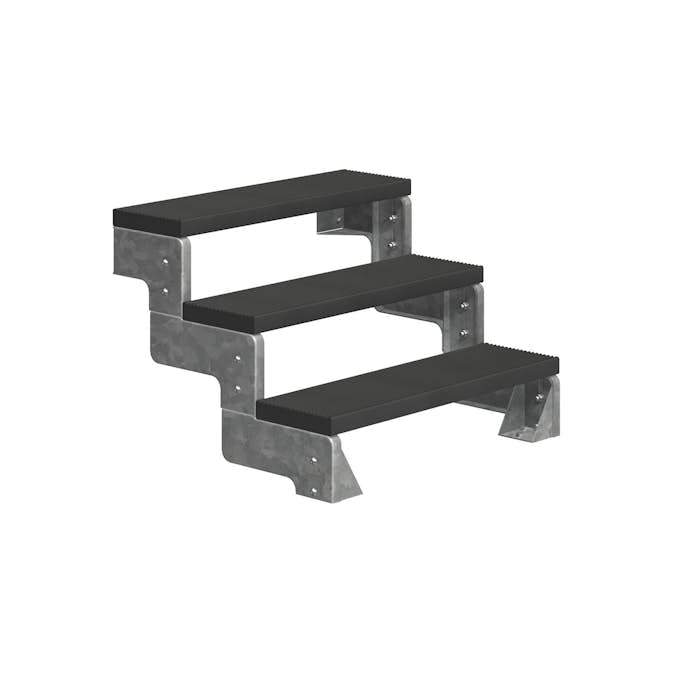 Trädgårdstrappa Dolle Gardentop Trimax utan Räcke