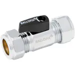 Kulventil Broen Ballofix 507 Rak med Vred