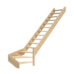 Spartrappa Dolle Paris L-Form utan Räcke utan Sättsteg