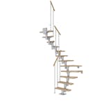 Spartrappa Dolle Dublin Ek Steg 1/2 Svängd Classic II Räcke