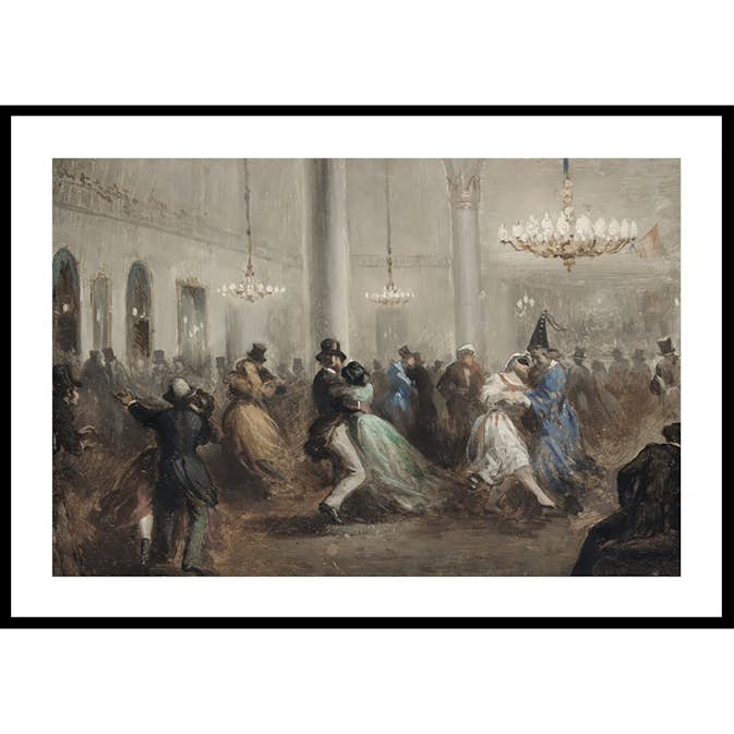 Poster Gallerix El Baile De Capellanes By Ricardo Balaca