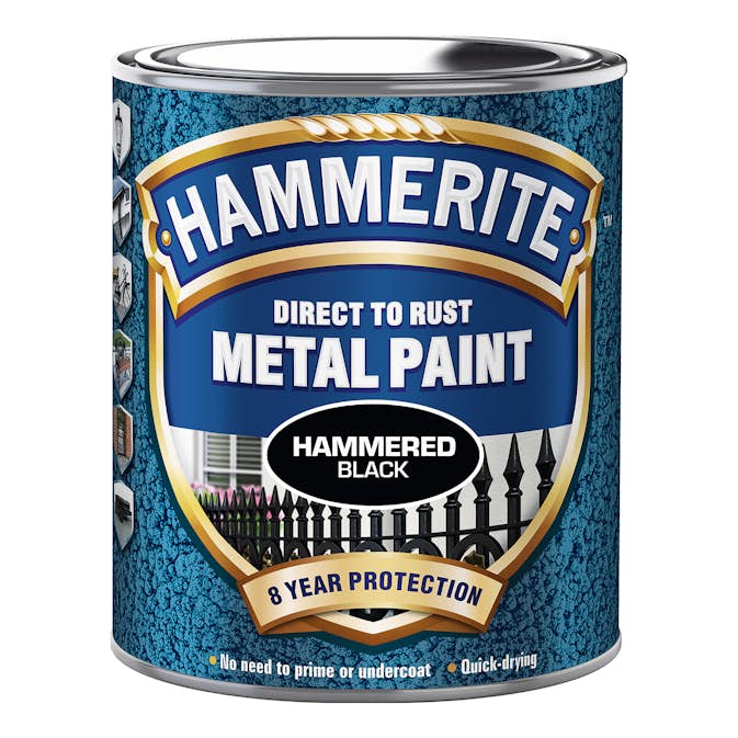 Rostskyddsfärg Hammerite Hammarlack Svart 250ml