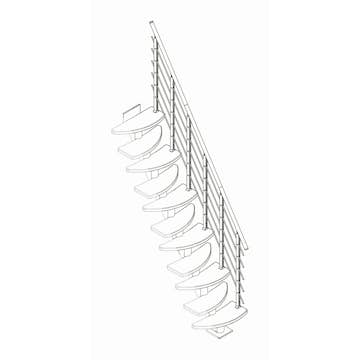 Extra Räcke Dolle Berlin Design Komplett Ek Vit Oljad